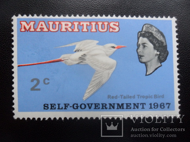 Фауна. Птицы. Маврикий . 1967 г. марка MH
