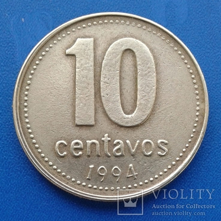 10 сентаво 1994 року Аргентина, фото №7