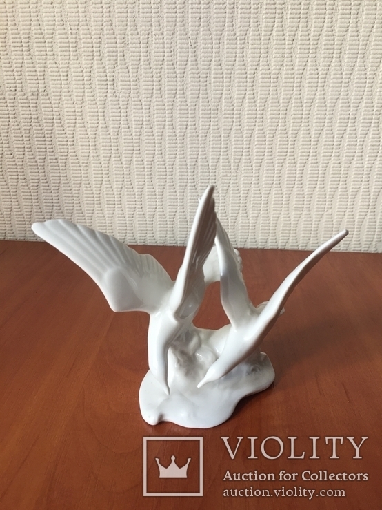 Фарфоровая статуэтка - Птицы, фото №2