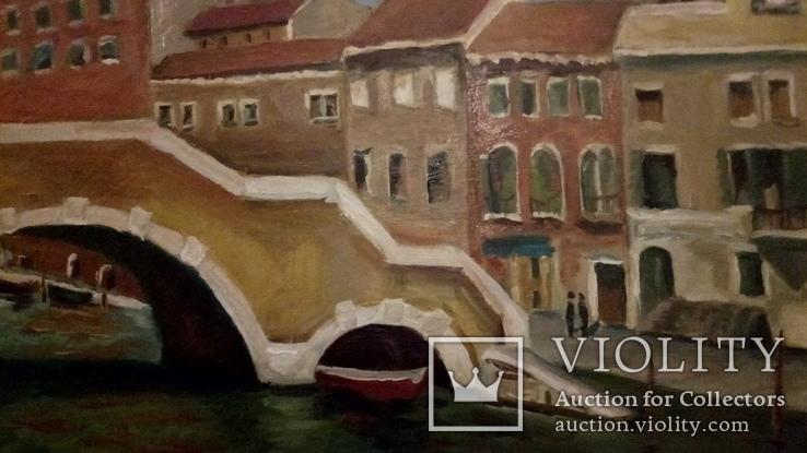 Венеция, масло, фото №3