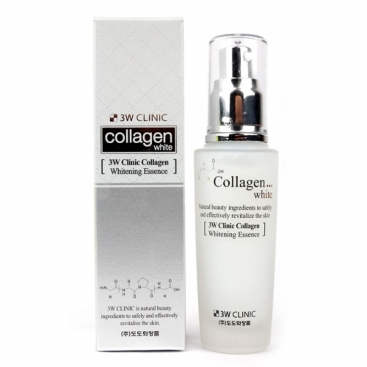 Эссенция осветляющая для лица с коллагеном 3W Clinic Collagen Whitening Essence(Корея), фото №2