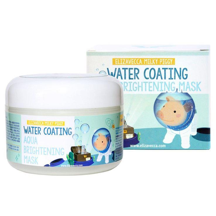 Увлажняющая маска для сияния кожи ELIZAVECCA Milky Piggy Water Coating Aqua Brightening, photo number 2