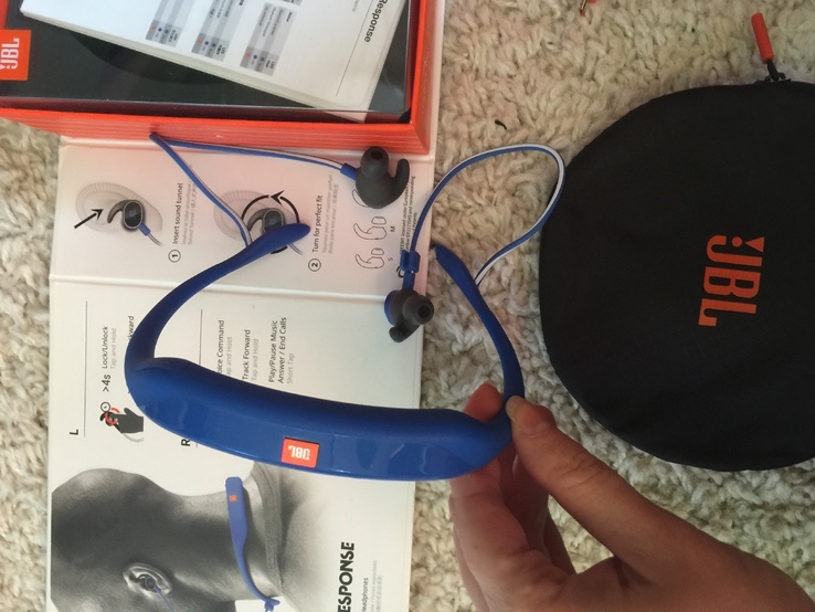 Bluetooth наушники беспроводные JBL Response blue оригинал с Германии, фото №4