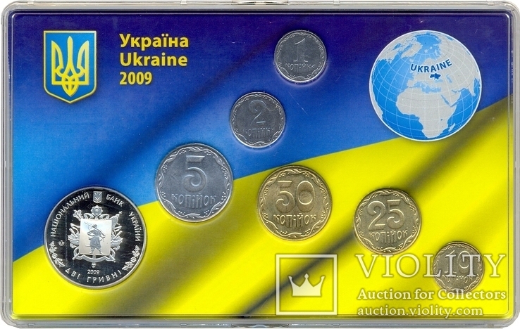 Набор монет Украины 2009 год, фото №2
