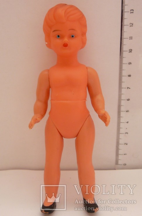 Лялька, кукла резина 13,5см, фото №8