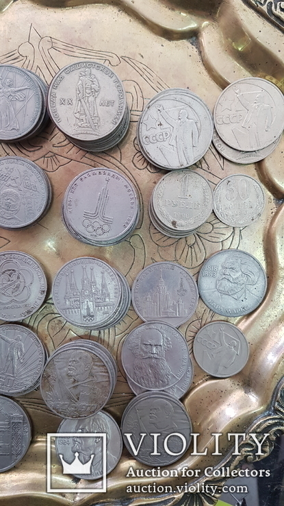 Монеты  рубли ссср 80 шт, фото №3