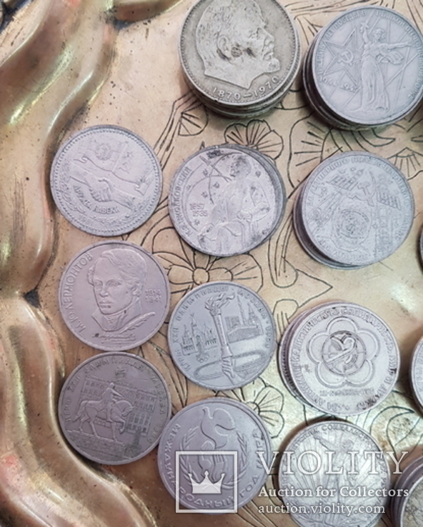 Монеты  рубли ссср 80 шт, фото №4