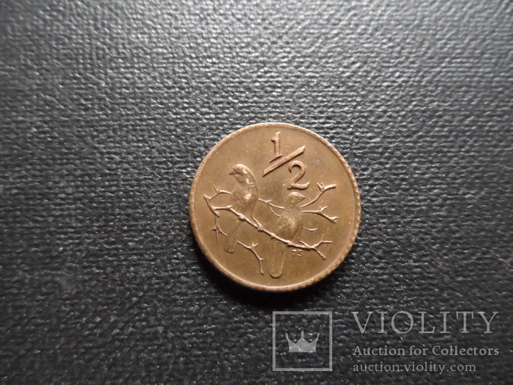 1/2  цента 1970 Южная Африка   (Г.14.26)~, фото №2