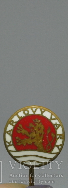 Значок Чехия Karlovy Vary, numer zdjęcia 2