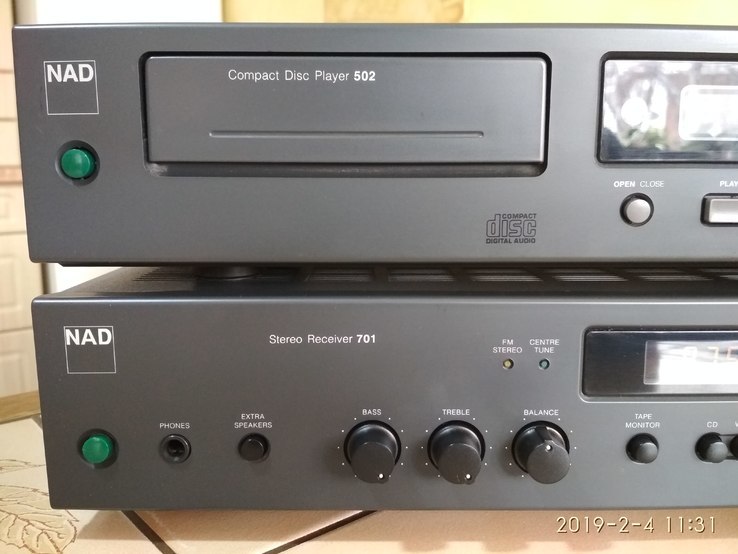 Усилитель NAD-701+CD NAD-502, фото №3