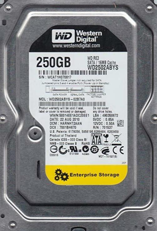 Жесткий диск  Western Digital 250Gb SATA, фото №3