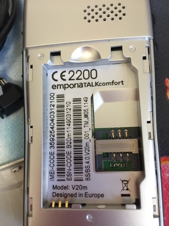 Emporia V20M телефон без батареи, numer zdjęcia 4