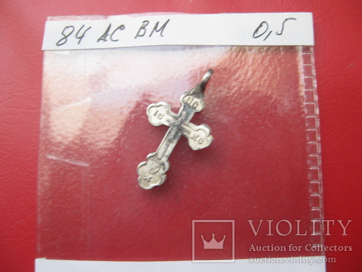 Крест серебро 84., photo number 2