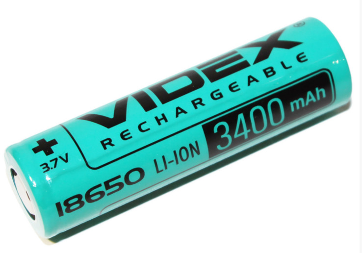 Аккумулятор Videx 18650 3400 mah в лоте 1шт, фото №2