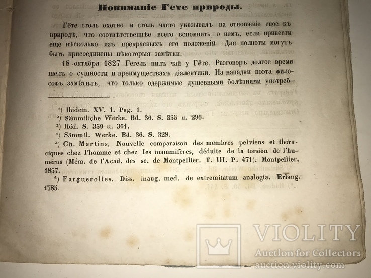 1862 Гёте Естествоиспытатель Государственных Имуществ, фото №8