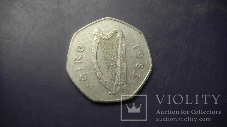 50 пенсів Ірландія 1983, фото №3