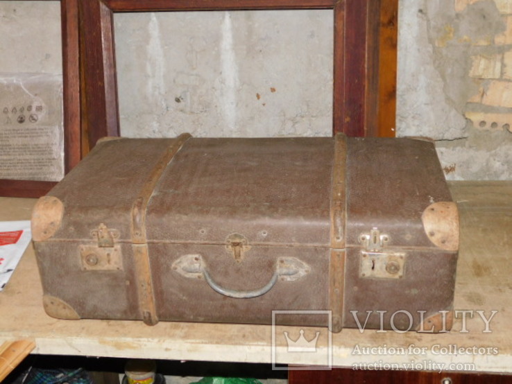 Старовинний чемодан, фото №2