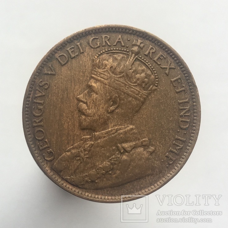 Канада 1 цент 1918 г., фото №3