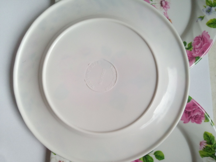 Тарелка меламин Ø18 см (можно ставить в микроволновку) (3шт), фото №3