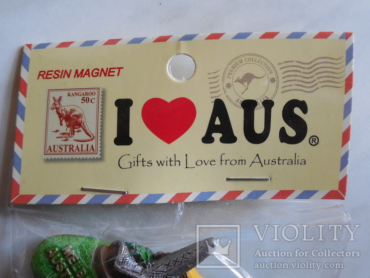 "Мельбурн". Сувенирный магнит из Австралии. (нераспечатанный), фото №5