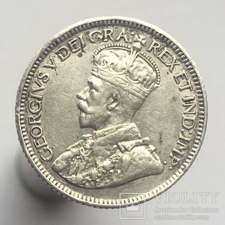 Канада 10 центов (центів) 1914 г., фото №3