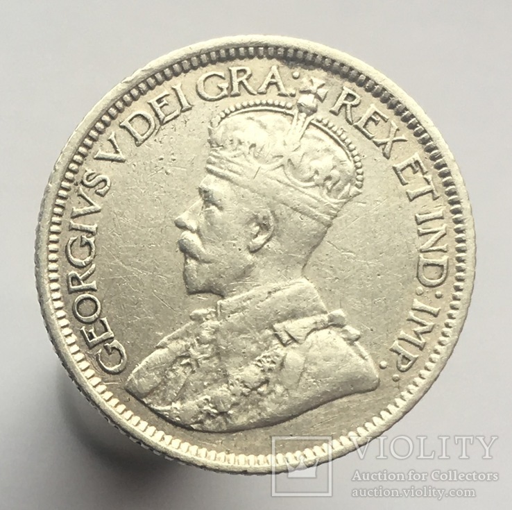 Канада 10 центов (центів) 1916 г., фото №3