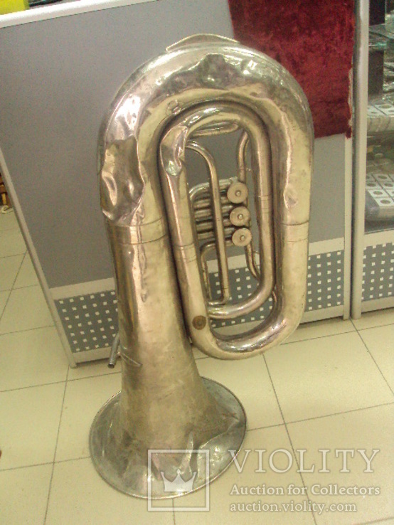 Музыкальный инструмент труба большая, фото №8