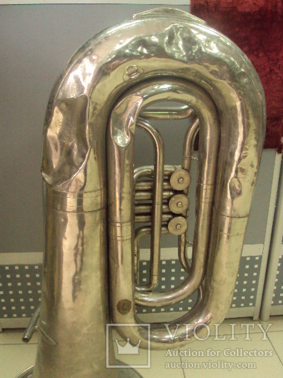Музыкальный инструмент труба большая, фото №9