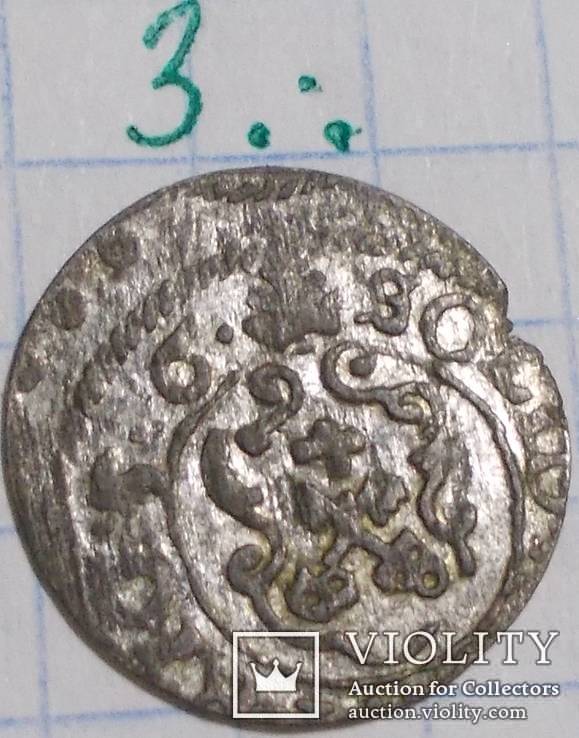 Рижский шиллинг Карла Густава 1656 года, фото №2