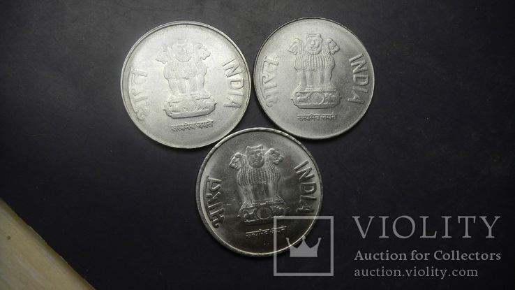 2 рупії Індія 2011 (три різновиди), фото №3
