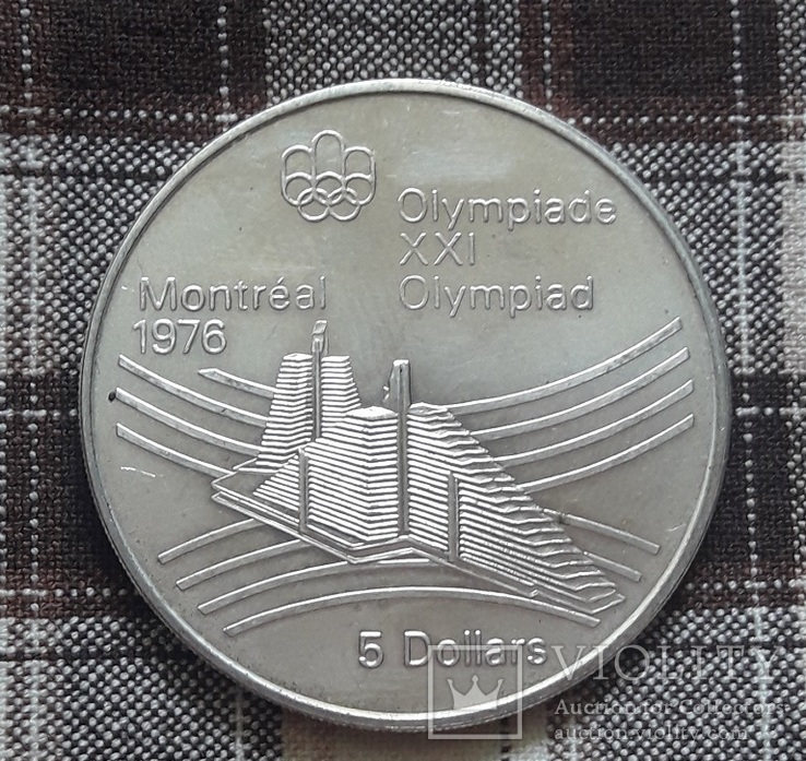 5 долларов 1976 Канада олимпиада