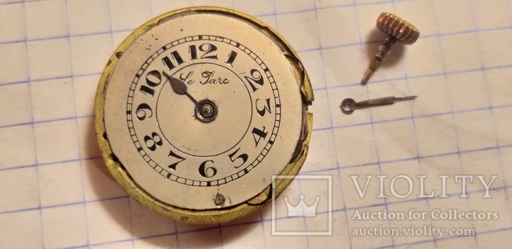 Механизм к золотым женским часам La Parc. Швейцария, фото №6