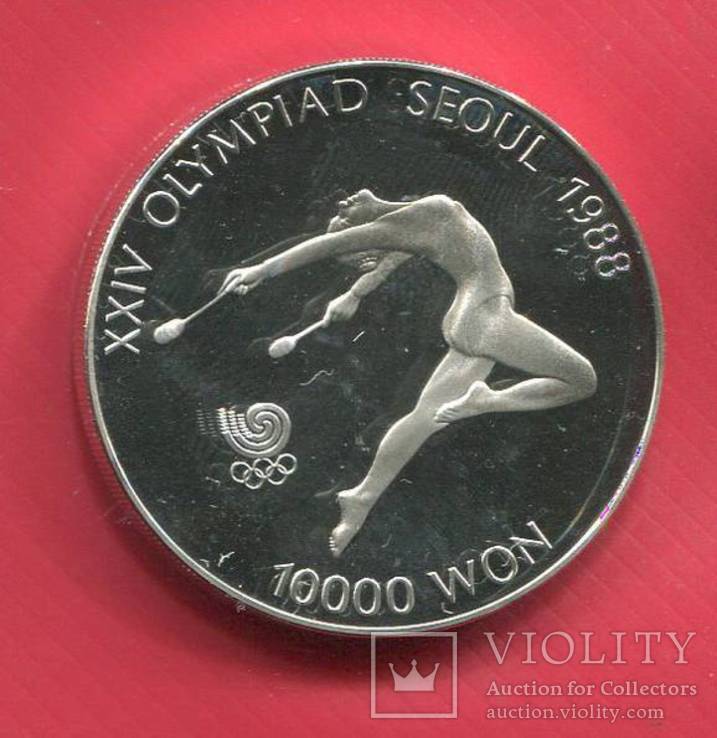 Корея 10.000 вон Олимпиада Гимнастика, фото №2