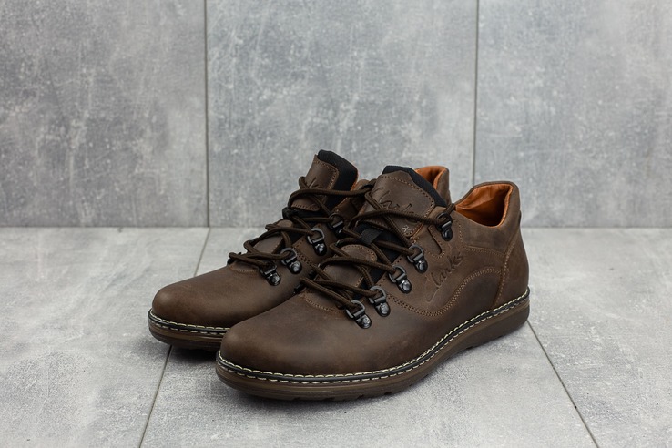 Обувь Yuves 650 (Clarks) (весна/осень, мужские, натуральная кожа, коричневый-матовий)