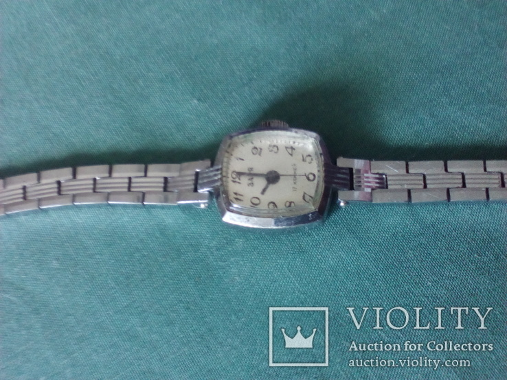 Часы женские Заря с браслетом времен СССР, фото №2