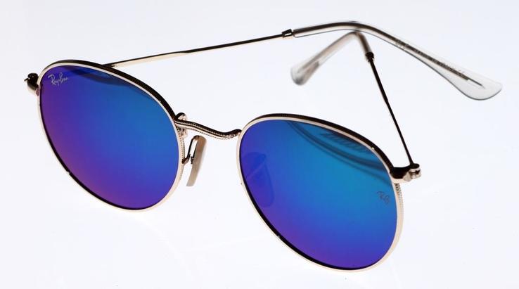 Солнцезащитные очки Ray Ban 6002. Синие, фото №7