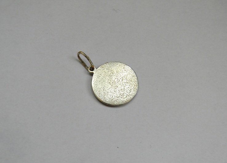 Серебряный подвес (Рак), Серебро 925 пр, Диаметр 18 мм., photo number 4