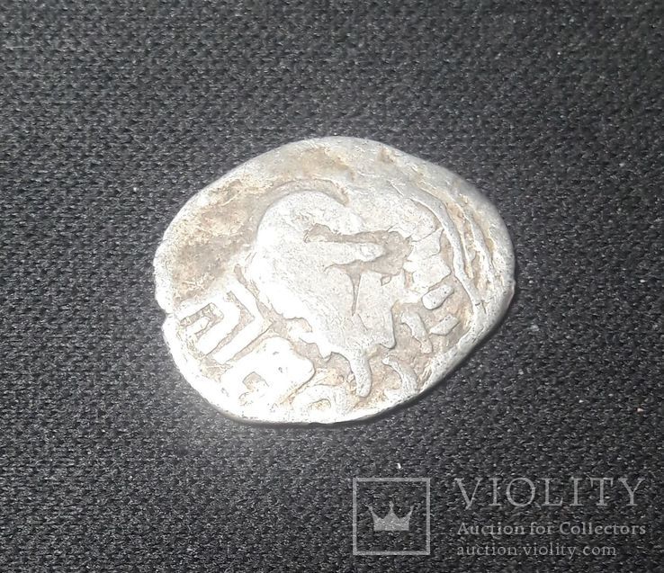 Рязанский надчекан на ордынской монете. Малая тамга, фото №7