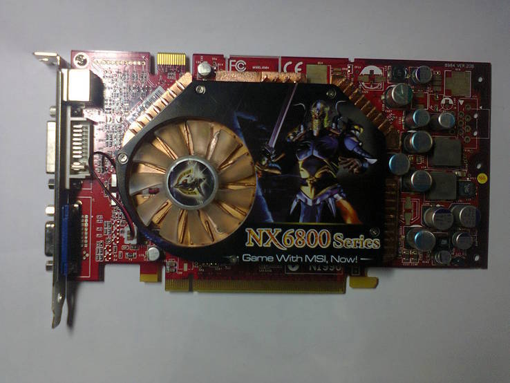 Відеокарта PCI NX6800XT-TD256E (неробоча), numer zdjęcia 2