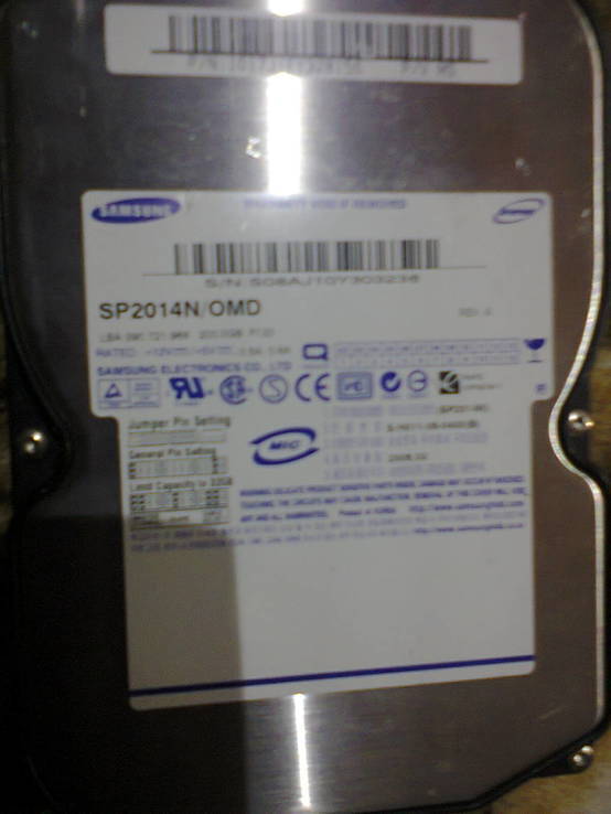 Вінчестер (HDD, жорсткий диск) 200-300Gb SATA IDE, numer zdjęcia 11