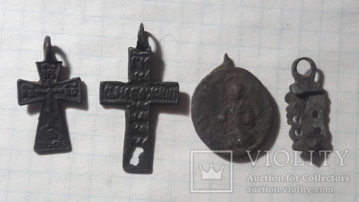 2 хрести, медальйон, книжкова застібка, фото №6