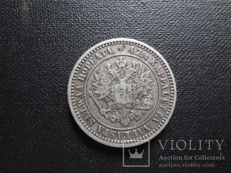 2 марки   1870  Финляндия  серебро    (Н.5.5)~, фото №3