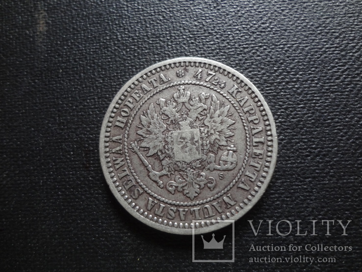 2 марки   1870  Финляндия  серебро    (Н.5.5)~, фото №4