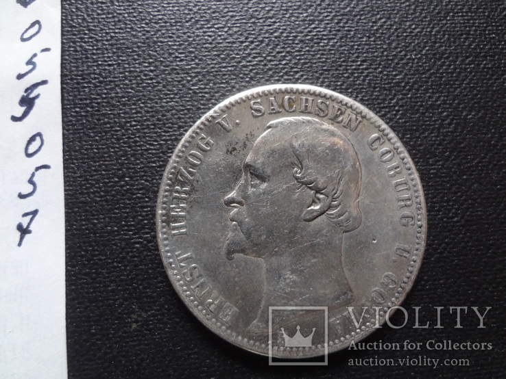 1 талер 1870 Саксен-Кобург Гота серебро   (О.5.7)~, фото №13