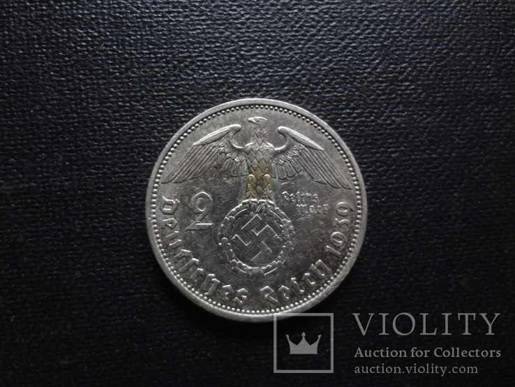 2 марки 1939 Германия серебро    (О.4.11)~, фото №2