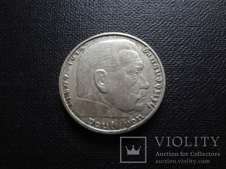 2 марки 1939 Германия серебро    (О.4.11)~, фото №5