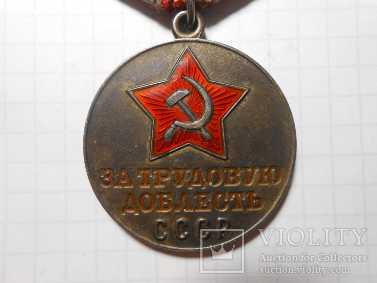 Медаль За Трудовую Доблесть СССР, фото №4