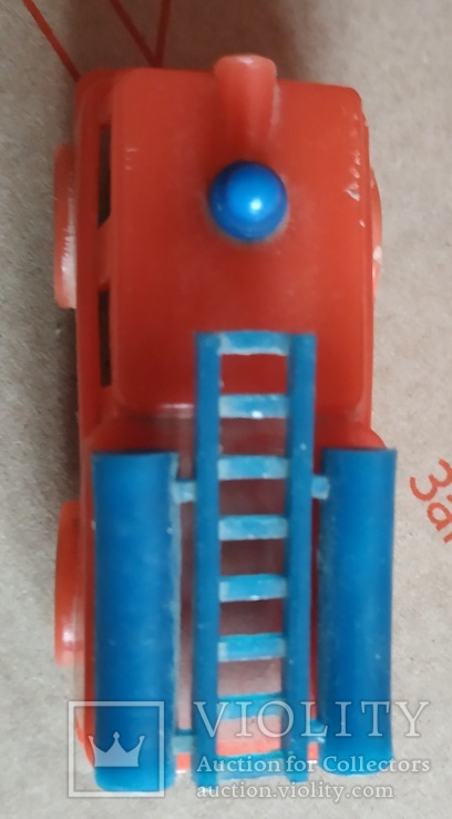 Игрушка машинка из СССР. Пожарная. Цена,клеймо., фото №6