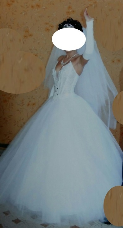 Потрясающее дизайнерское свадебное платье коллекция Оксаны Мухи, фото №3