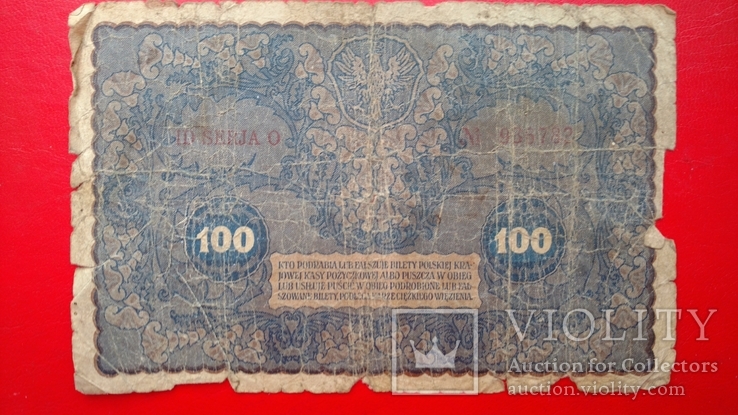 100 марок Польша, фото №3